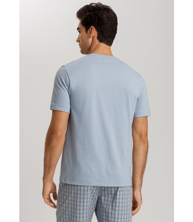 Hanro Living Short Sleeve Shirt Sea Breeze (075050)
