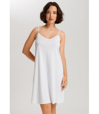 Hanro Cotton Silk Spaghetti Dress White (NEW BASIC)