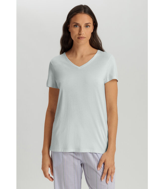 Hanro Sleep & Lounge Short Sleeve Shirt Vapor