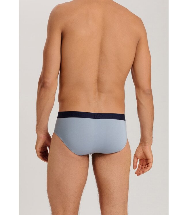 Hanro Cotton Essentials Briefs 2-Pack Deep Navy/Sea Breeze (073075)