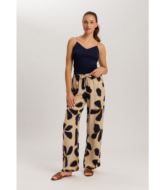 Hanro Cotton Seamless Spaghetti Top Deep Navy (071601)