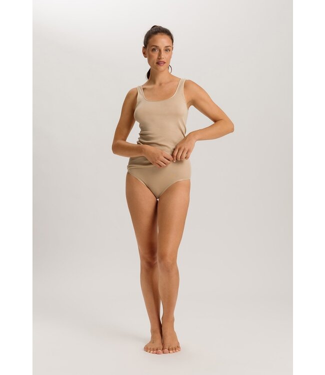 Hanro Cotton Seamless Maxi Brief Iced Cappuccino (071625)