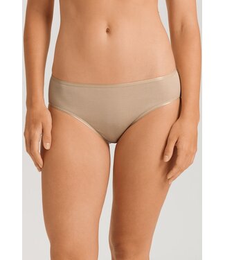 Hanro Cotton Seamless Midi Brief Iced Cappuccino (SALE)