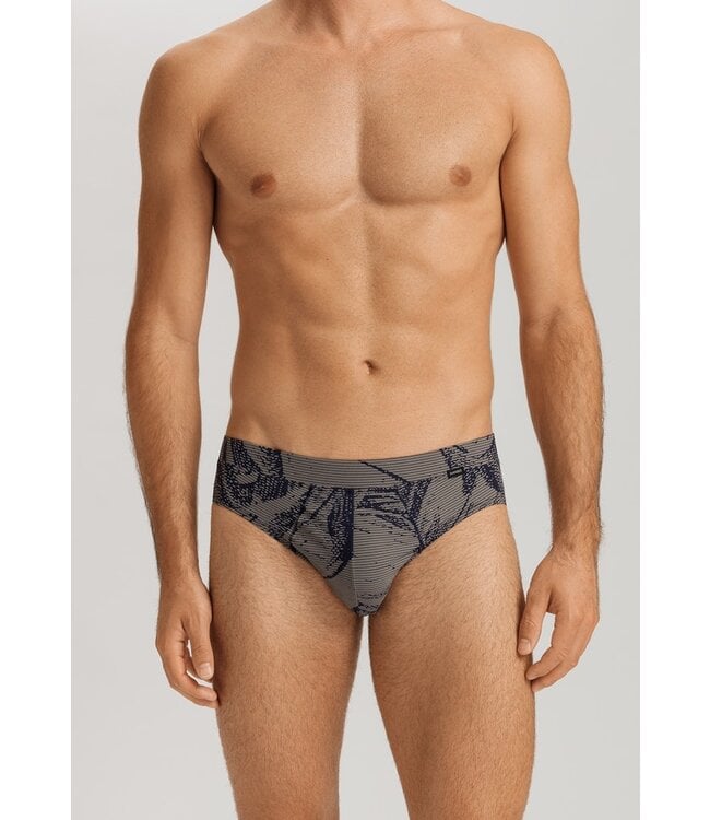 Hanro Fancy Micro Brief Striped Palm Print (073124)