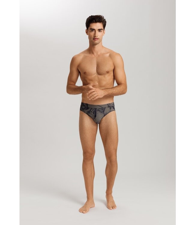 Hanro Fancy Micro Brief Striped Palm Print (073124)