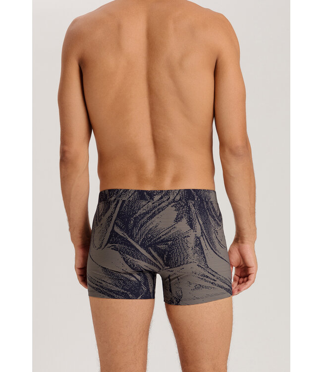 Hanro Fancy Micro Shortleg Pant Striped Palm Print (073125)