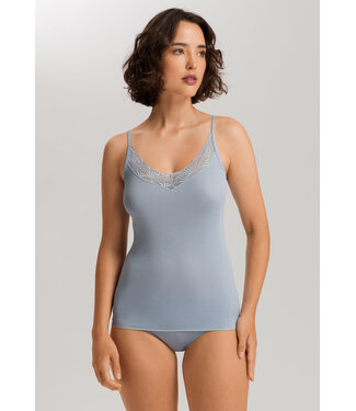 Hanro Cotton Delight Spaghetti Top Sea Breeze