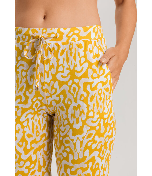 Hanro Sleep & Lounge Long Pant Golden Ornament (074845)