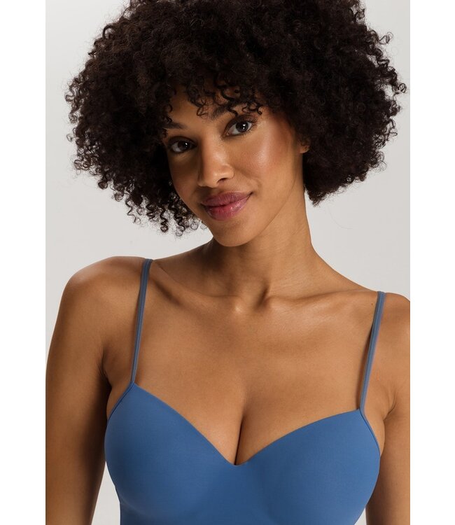 Hanro Allure Padded Bra Camisole Washed Blue (071462)