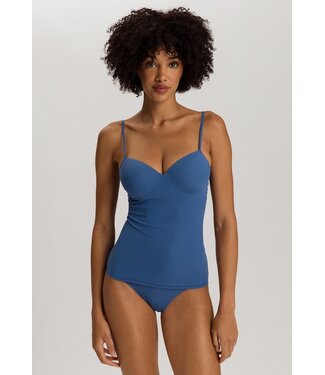 Hanro Allure Padded Bra Camisole Washed Blue