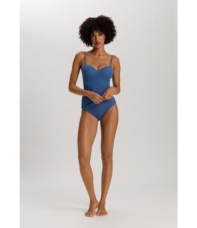 Hanro Allure Padded Bra Camisole Washed Blue (071462)