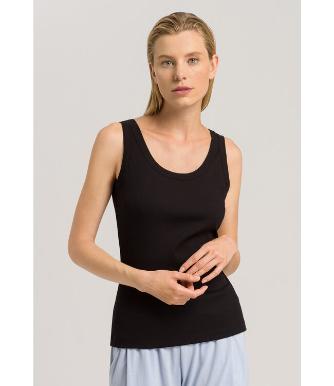 Hanro Sleep & Lounge Tank Top Black (NEW BASIC)