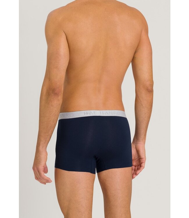 Hanro Cotton Essentials Pants 2-Pack Light Melange | Deep Navy (073078)