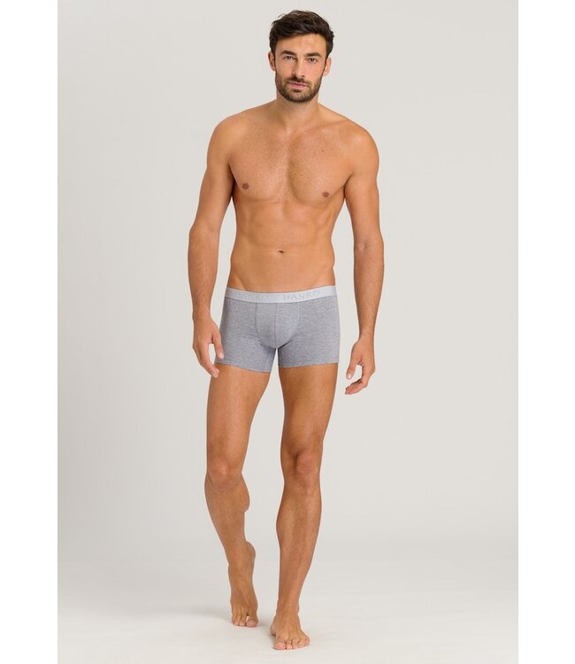 Hanro Cotton Essentials Pants 2-Pack Light Melange | Deep Navy (073078)