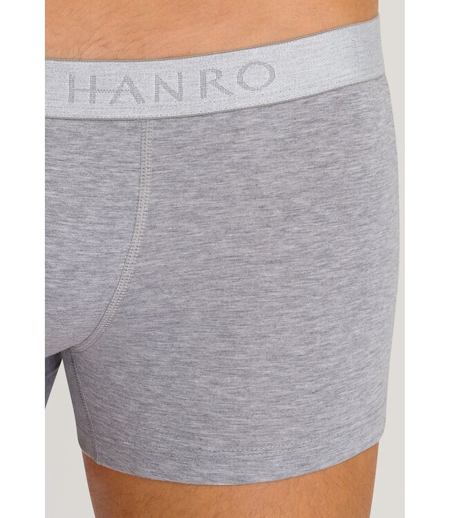 Hanro Cotton Essentials Pants 2-Pack Light Melange | Deep Navy (073078)