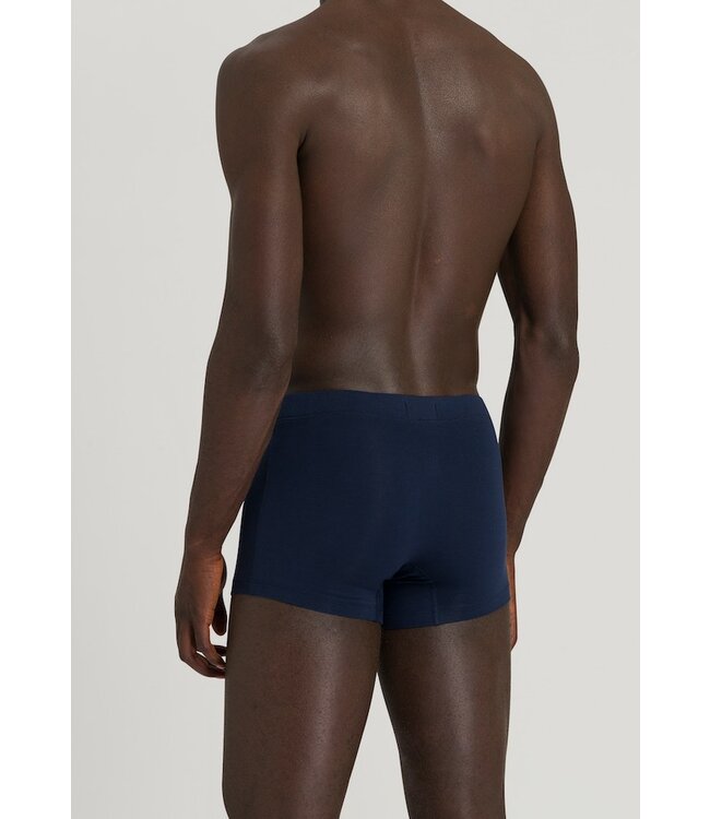 Hanro Cotton Essentials Pants 2-Pack Light Melange | Deep Navy (073079)