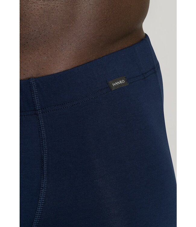 Hanro Cotton Essentials Pants 2-Pack Light Melange | Deep Navy (073079)