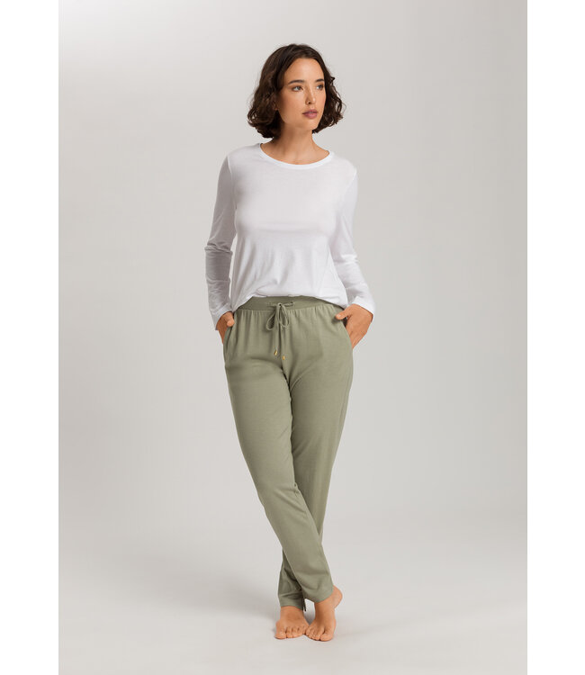 Hanro Sleep & Lounge Long Sleeve Shirt White (074844)