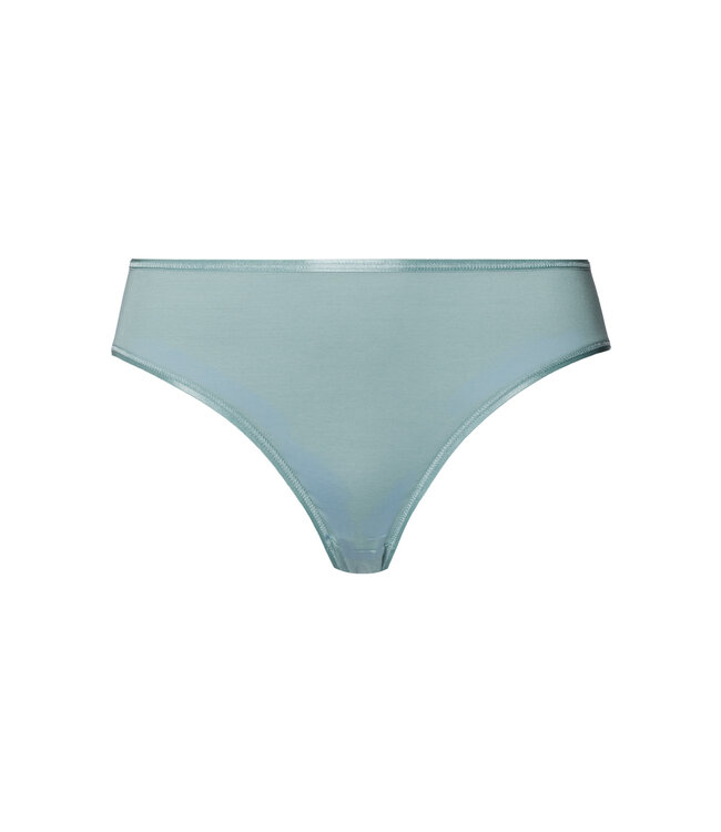 Hanro Cotton Seamless Midi Brief Tourmaline Blue (071626)