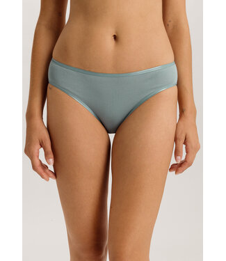 Hanro Cotton Seamless Midi Brief Tourmaline Blue