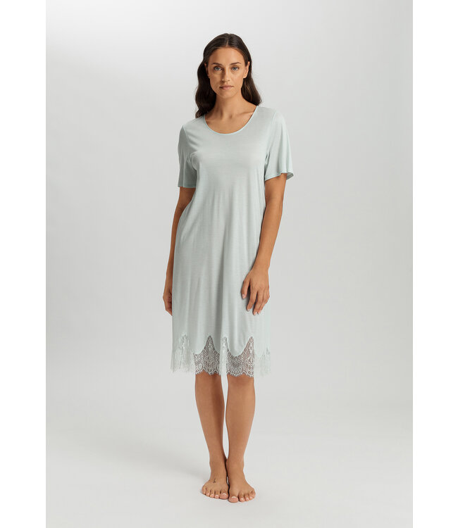 Hanro Melia Short Sleeve Nightdress Ice Flow (074802)