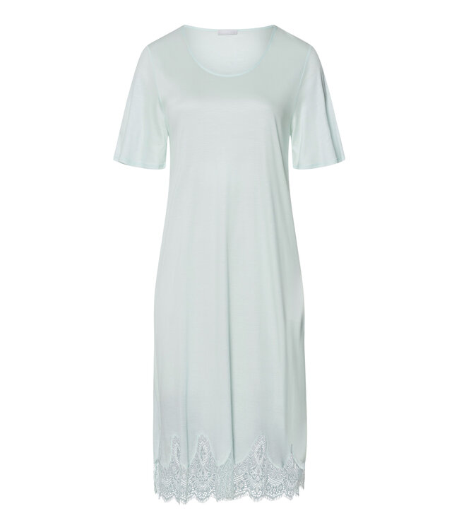 Hanro Melia Short Sleeve Nightdress Ice Flow (074802)