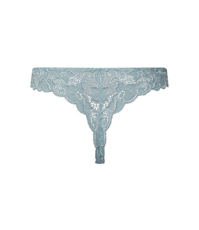 Hanro Moments Thong Tourmalline Blue (071507)