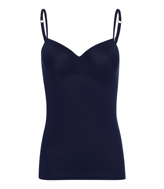 Hanro Allure Padded Bra Camisole Deep Blue (071462)