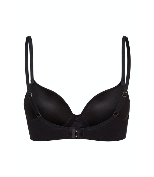Hanro Cotton Sensation Padded T-Shirt Bra Black (071382)