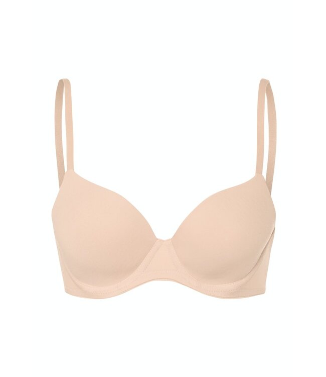 Hanro Cotton Sensation Padded T-Shirt Bra Beige (071382)