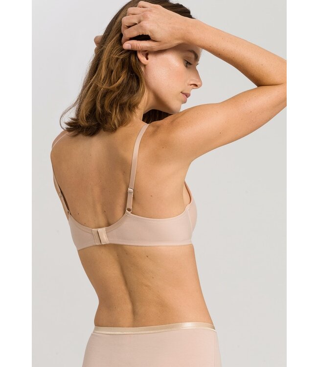 Hanro Cotton Sensation Padded T-Shirt Bra Beige (071382)