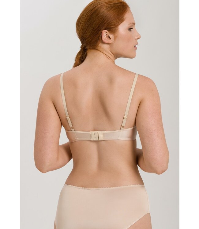 Hanro Satin Deluxe Padded Soft Cup Bra Natural (071071)