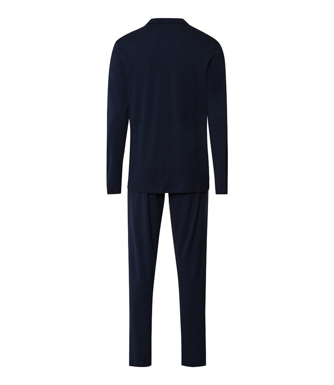 Hanro Night & Day Pyjama Set Deep Navy (075587)