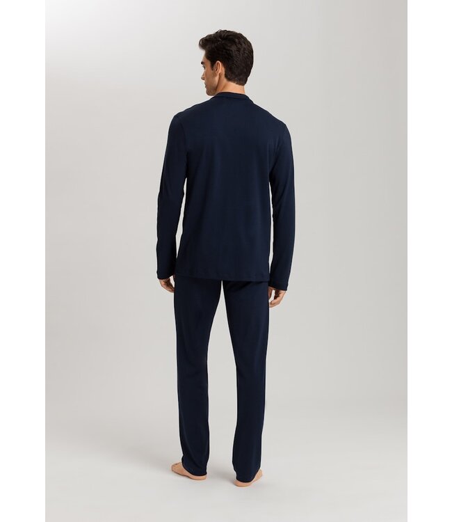 Hanro Night & Day Pyjama Set Deep Navy (075587)
