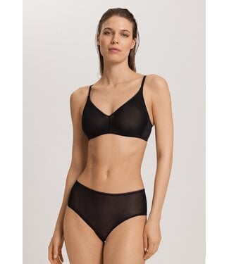 Hanro Smooth Illusion Soft Cup Bra  Black (NEW BASIC)