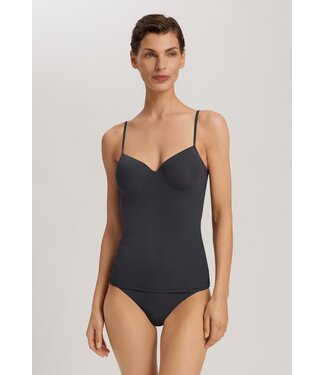 Hanro Allure Padded Bra Camisole Obsidian