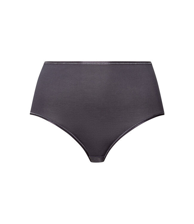 Hanro Cotton Seamless Maxi Brief Black Pearl (071625)