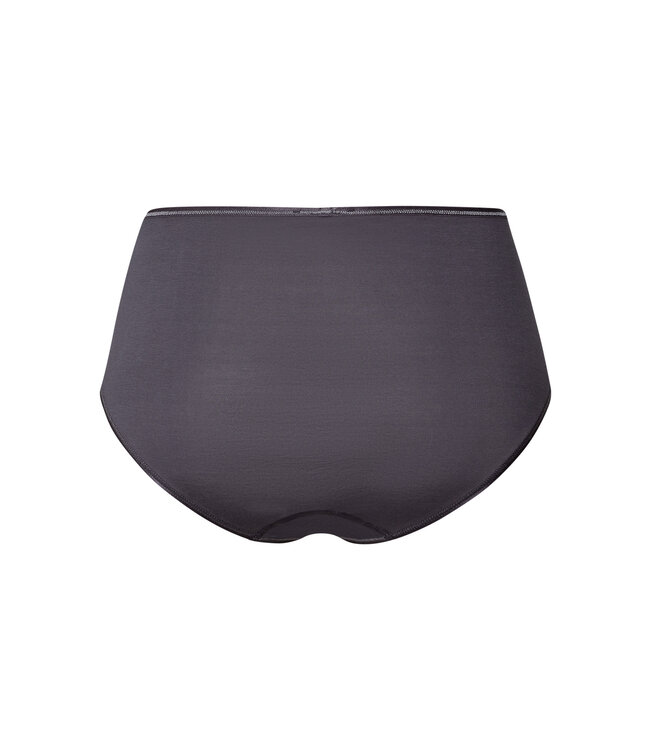 Hanro Cotton Seamless Maxi Brief Black Pearl (071625)