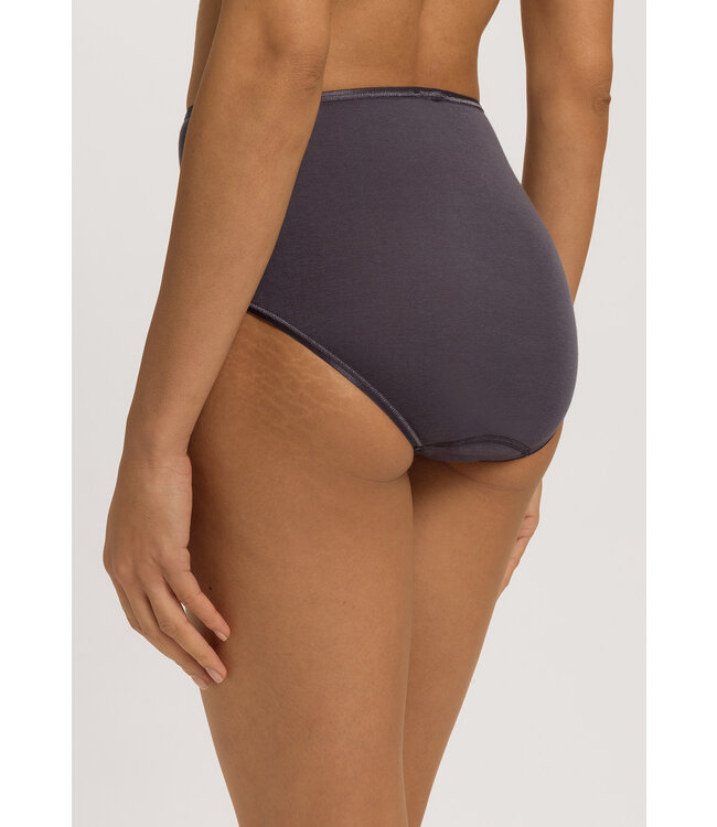 Hanro Cotton Seamless Maxi Brief Black Pearl (071625)