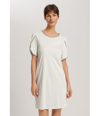 Hanro Una Short Sleeve Nightdress Green Beryl (SALE)