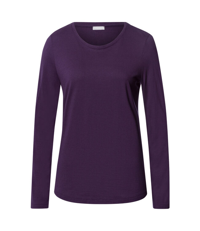 Hanro Sleep & Lounge Long Sleeve Shirt Amethyst (074844)