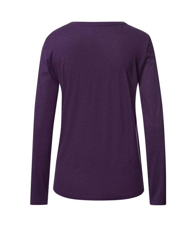 Hanro Sleep & Lounge Long Sleeve Shirt Amethyst (074844)