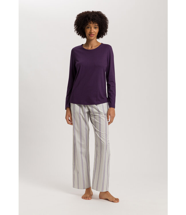 Hanro Sleep & Lounge Long Sleeve Shirt Amethyst (074844)