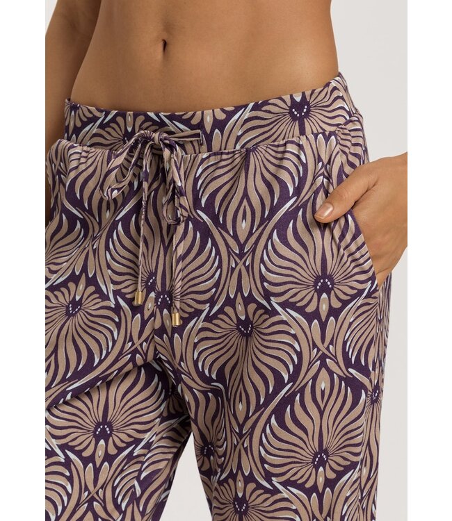 Hanro Sleep & Lounge Long Pant Amethyst Damask (074845)