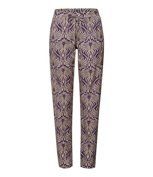 Hanro Sleep & Lounge Long Pant Amethyst Damask (074845)