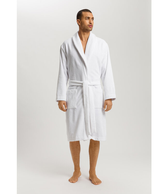 Hanro Robe Selection Bathrobe Terry-Velours White (075925)