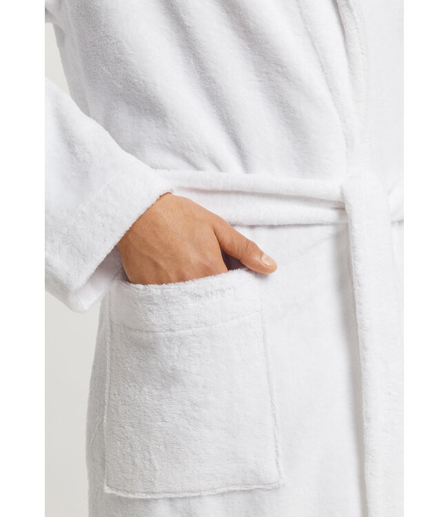 Hanro Robe Selection Bathrobe Terry-Velours White (075925)