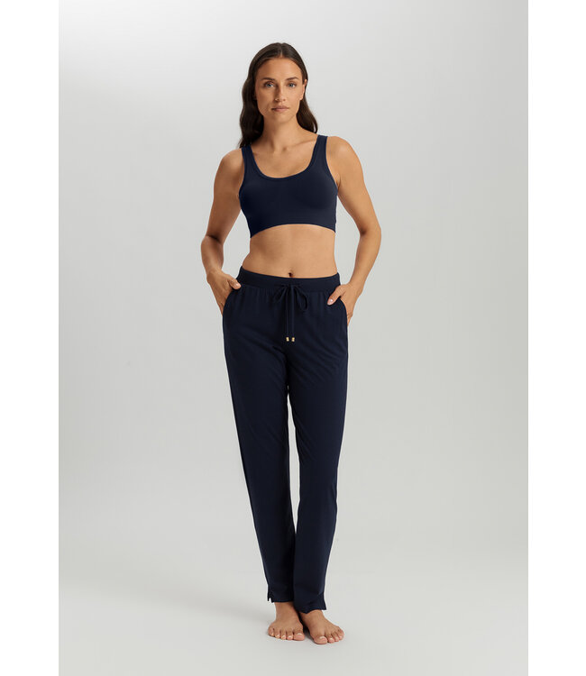 Hanro Touch Feeling Crop Top Padded Deep Navy (071806)