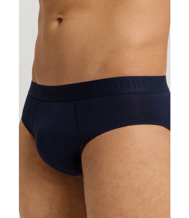 Hanro Cotton Essentials Briefs 2-Pack Dutch Blue/Deep Navy (073075)