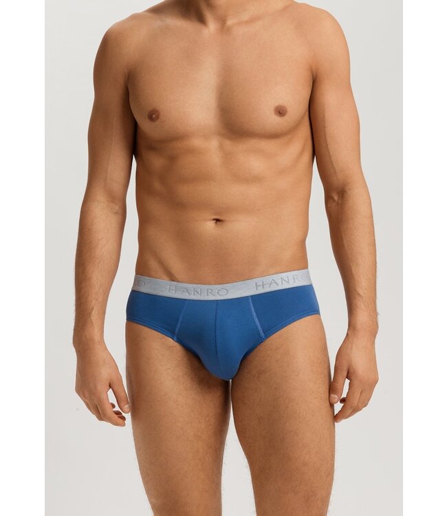 Hanro Cotton Essentials Briefs 2-Pack Dutch Blue/Deep Navy (NEW TREND)